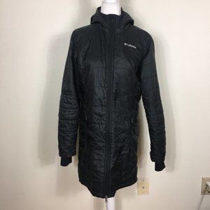 Columbia Black Omni-Heat Heavenly Long Jacket